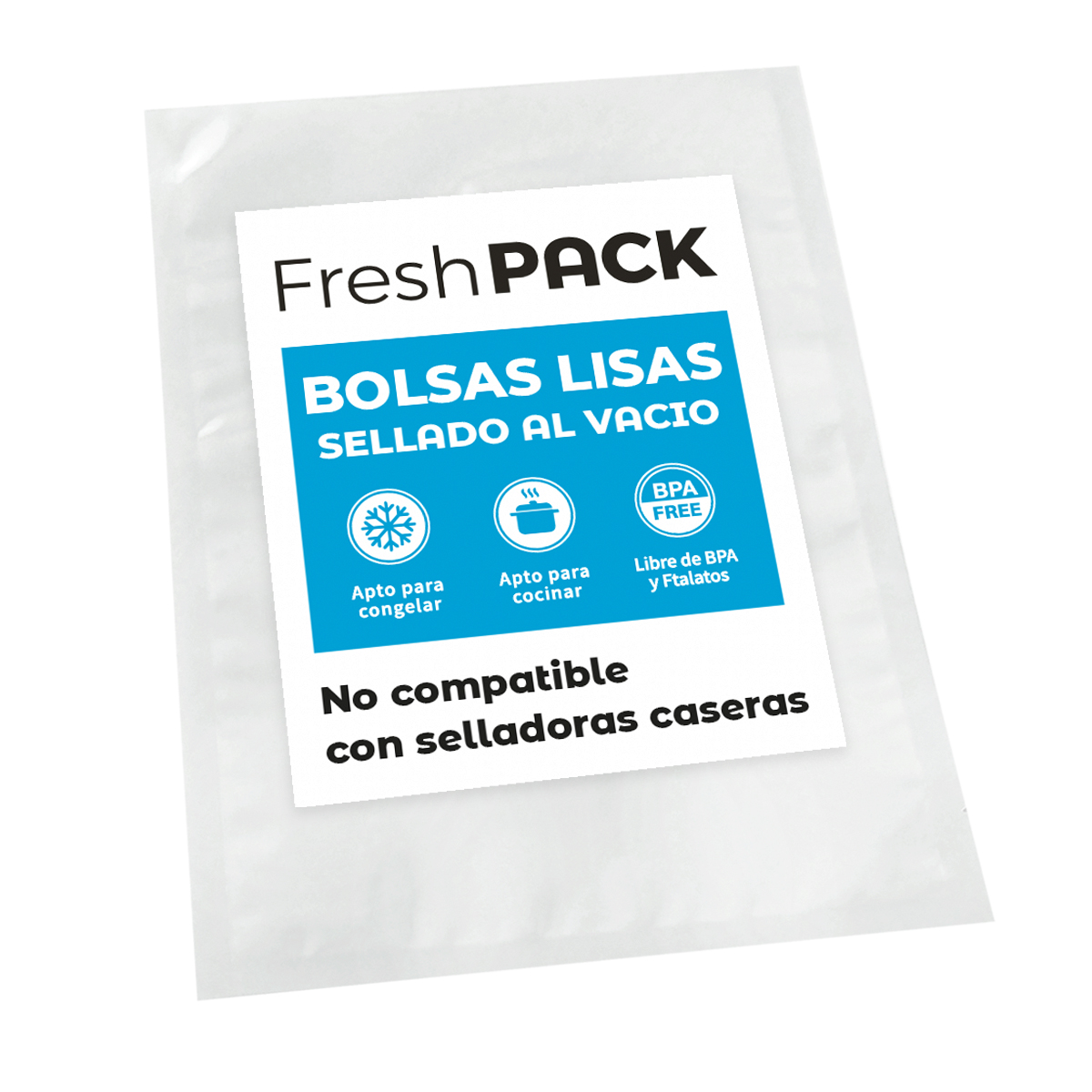 Bolsas Lisas Vacio 25x25 Cm